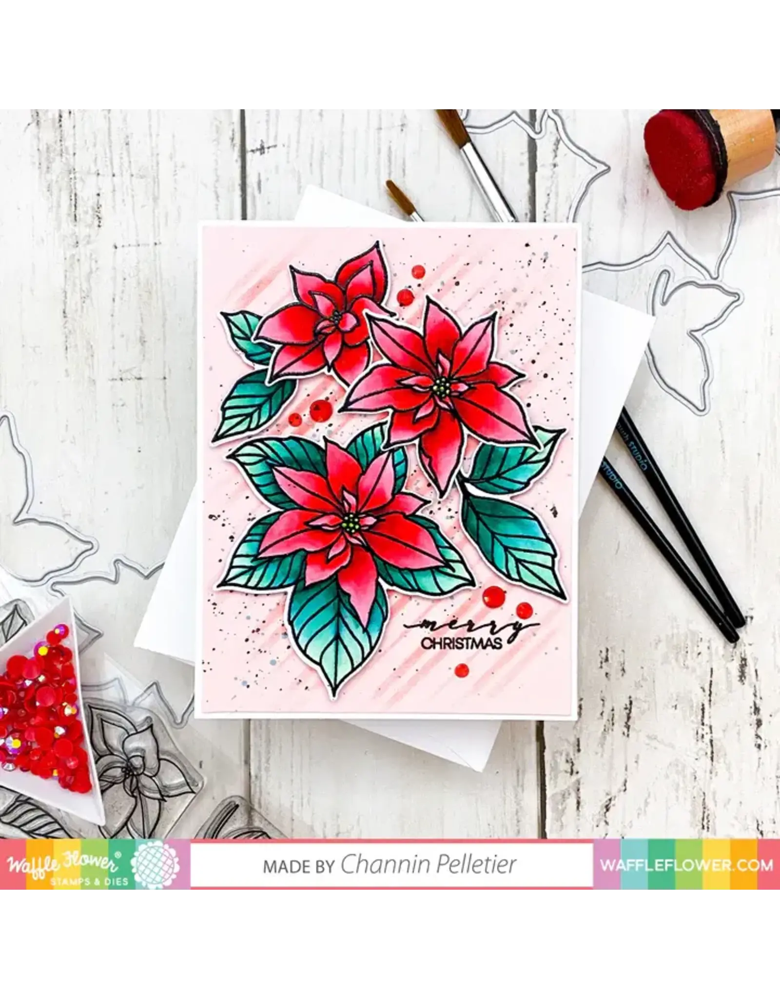 WAFFLE FLOWER WAFFLE FLOWER HOLIDAY STRIPES STENCIL