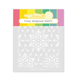 WAFFLE FLOWER WAFFLE FLOWER FROSTY BACKGROUND STENCIL