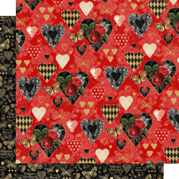 GRAPHIC 45 GRAPHIC 45 CURIOUSER & CURIOUSER JOYOUS POSSIBILITIES 12x12 CARDSTOCK