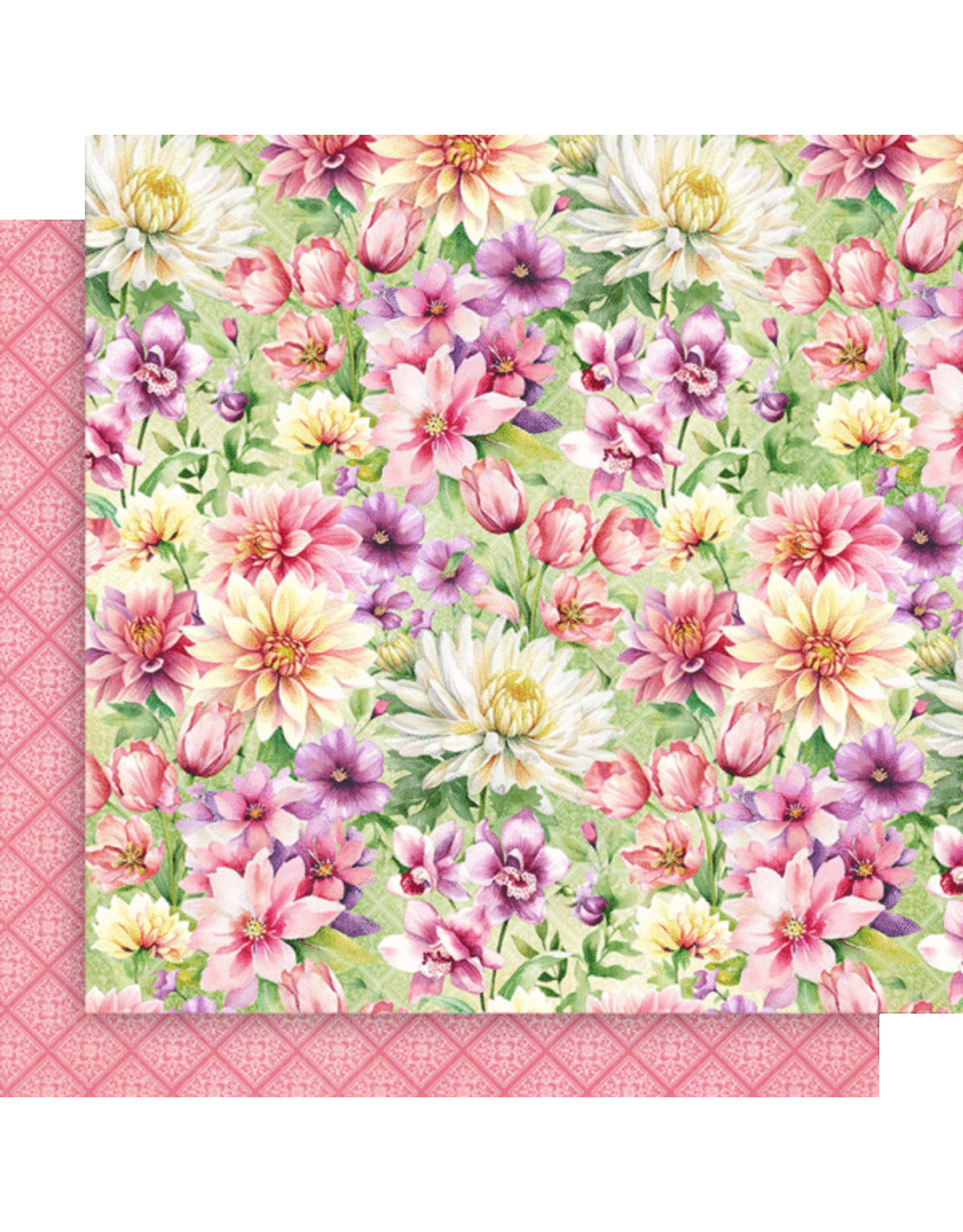 GRAPHIC 45 GRAPHIC 45 SEASON TO CELEBRATE SPRING FLORAL 12x12 CARDSTOCK