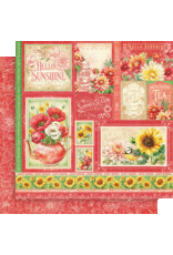 GRAPHIC 45 GRAPHIC 45 SEASON TO CELEBRATE SUMMER CUT-APART 12x12 CARDSTOCK