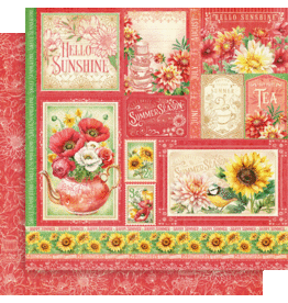 GRAPHIC 45 GRAPHIC 45 SEASON TO CELEBRATE SUMMER CUT-APART 12x12 CARDSTOCK