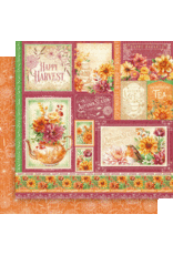 GRAPHIC 45 GRAPHIC 45 SEASON TO CELEBRATE AUTUMN CUT-APART 12x12 CARDSTOCK