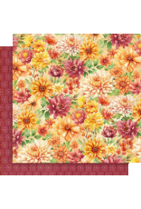 GRAPHIC 45 GRAPHIC 45 SEASON TO CELEBRATE AUTUMN FLORAL 12x12 CARDSTOCK