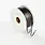 VIVANT CIRCLE BLACK METALLIC CORD BY THE YARD