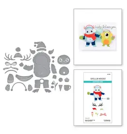SPELLBINDERS SPELLBINDERS MONSTER FRIENDS COLLECTION ROCKY THE DANCIN' YETI ETCHED DIE SET