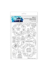 RANGER RANGER SIMON HURLEY CREATE EVERYDAY WREATHS 6x9 CLEAR STAMP SET