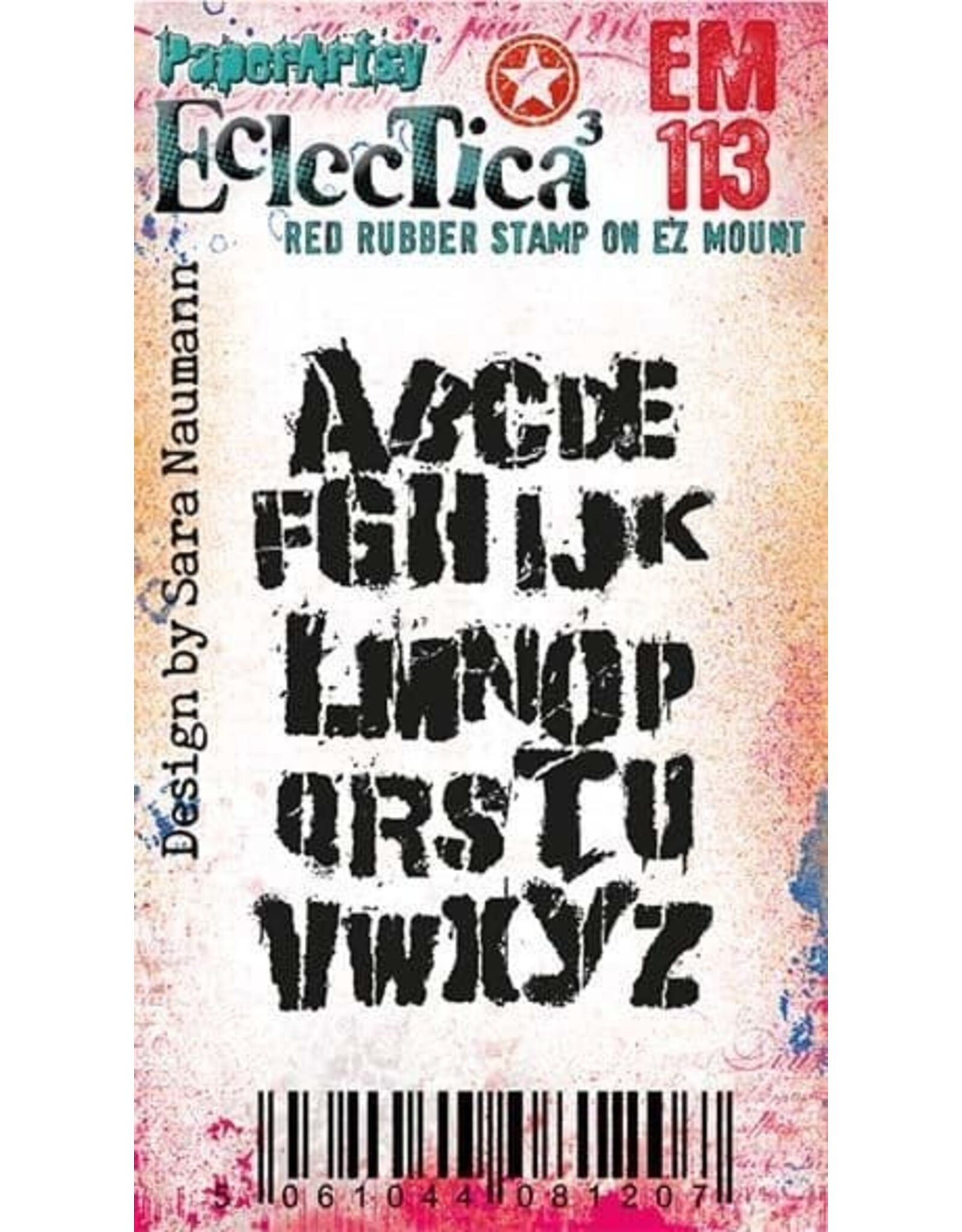 PAPER ARTSY PAPER ARTSY SARA NAUMANN ECLECTICA EM113 MINI CLING STAMP