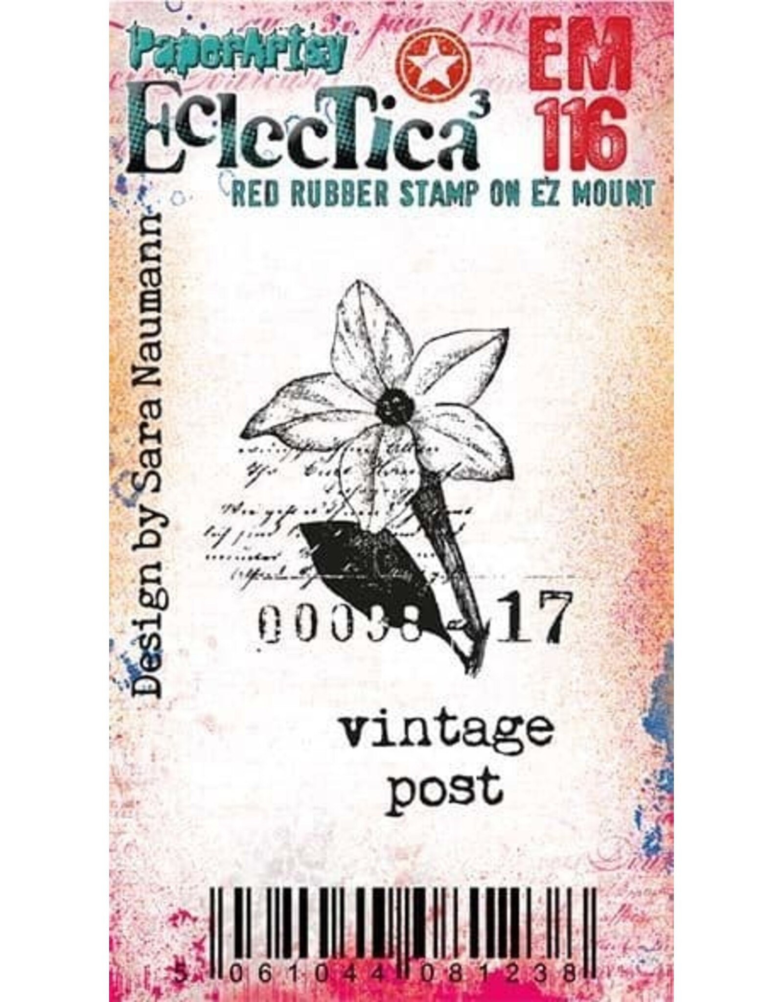 PAPER ARTSY PAPER ARTSY SARA NAUMANN ECLECTICA EM116 MINI CLING STAMP