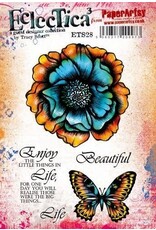 PAPER ARTSY PAPER ARTSY ECLECTICA TRACY SCOTT TS028 CLING STAMP SET