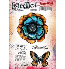 PAPER ARTSY PAPER ARTSY ECLECTICA TRACY SCOTT TS028 CLING STAMP SET