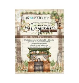 49 AND MARKET 49 AND MARKET COTTAGECORE 6x8 COLLECTION PACK 24 SHEETS