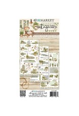49 AND MARKET 49 AND MARKET COTTAGECORE 6x12 RUB-ON TRANSFER SET 3/PK
