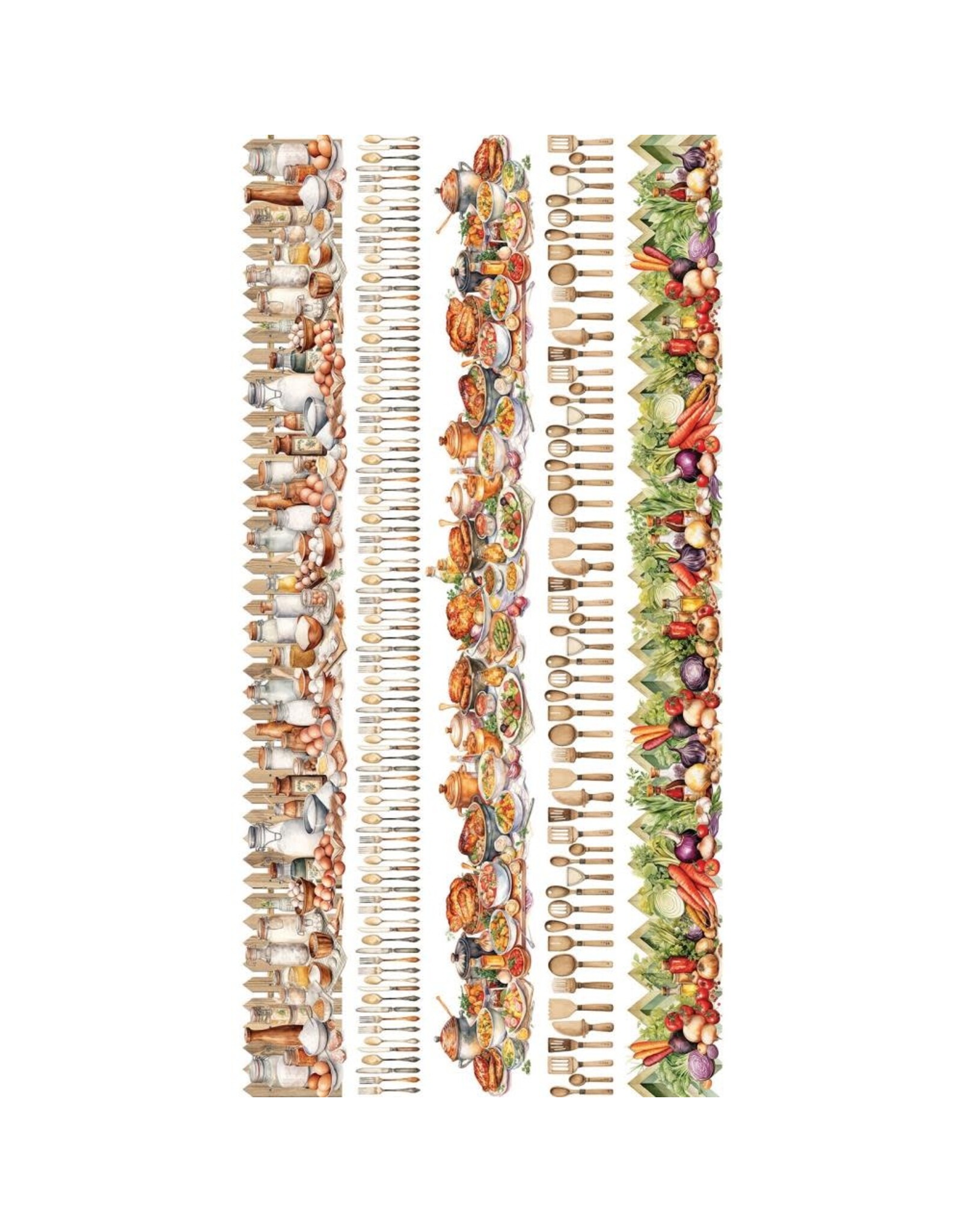 49 AND MARKET 49 AND MARKET COTTAGECORE 6x12 WASHI TAPE SHEETS