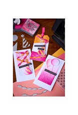 SIZZIX SIZZIX TIM HOLTZ SIDEKICK SIDE-ORDER THINLITS/ TEXTURE FADES CELEBRATE EMBOSSING FOLDER & DIE SET