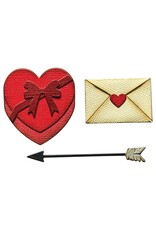 SIZZIX SIZZIX TIM HOLTZ SIDEKICK SIDE-ORDER THINLITS/ TEXTURE FADES LOVE NOTES EMBOSSING FOLDER & DIE SET