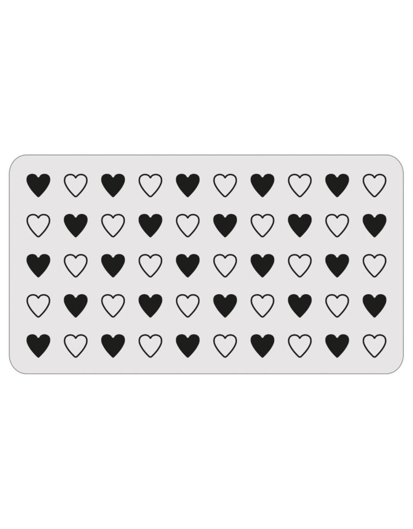 SIZZIX SIZZIX TIM HOLTZ SIDEKICK SIDE-ORDER THINLITS/ TEXTURE FADES LOVE NOTES EMBOSSING FOLDER & DIE SET