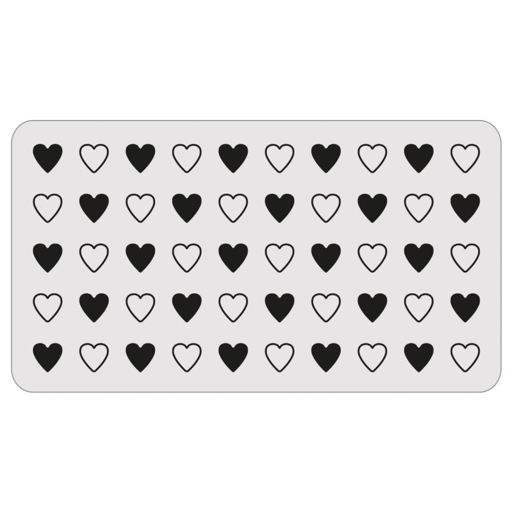 SIZZIX SIZZIX TIM HOLTZ SIDEKICK SIDE-ORDER THINLITS/ TEXTURE FADES LOVE NOTES EMBOSSING FOLDER & DIE SET