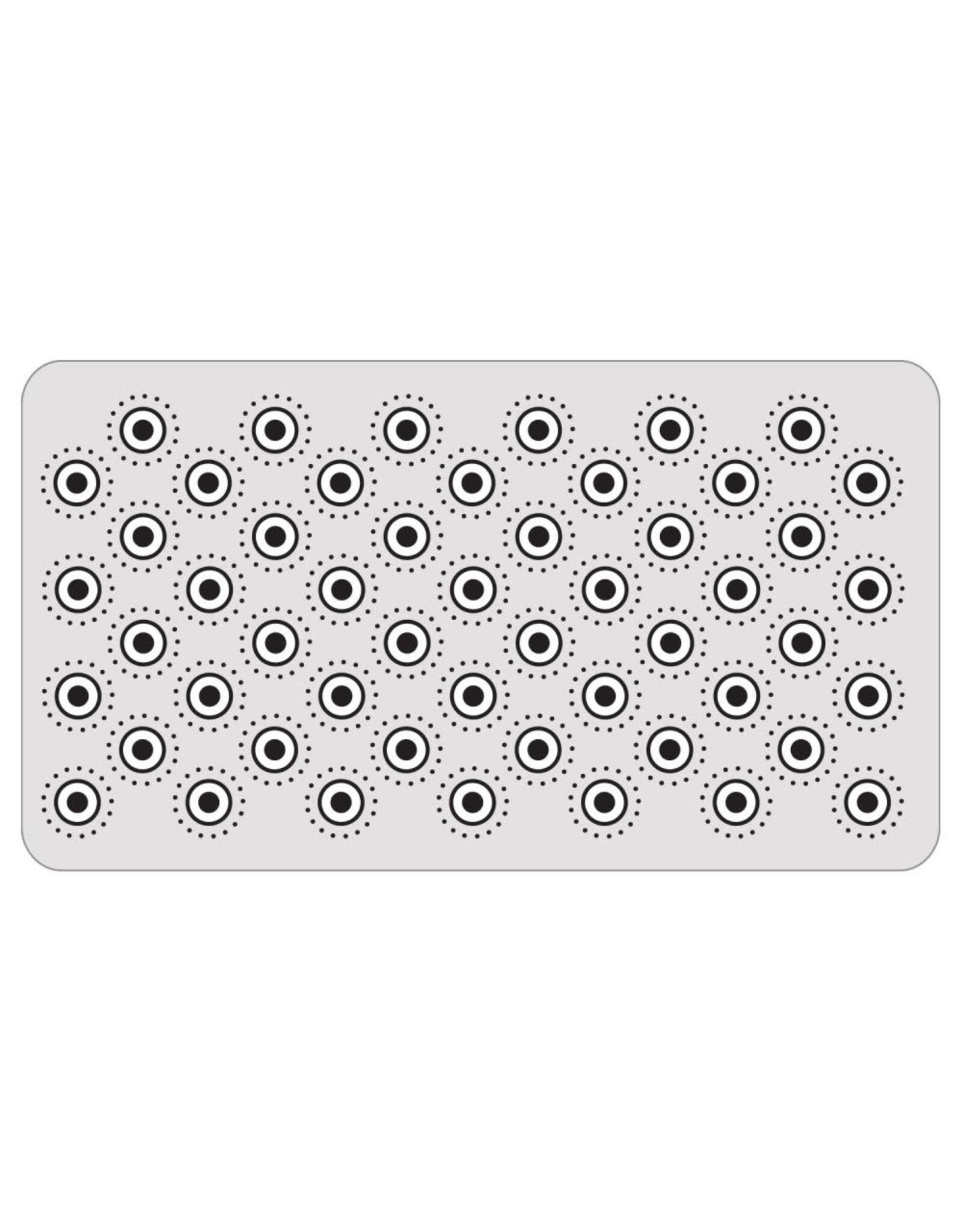 SIZZIX SIZZIX TIM HOLTZ SIDEKICK SIDE-ORDER THINLITS/ TEXTURE FADES CELEBRATE EMBOSSING FOLDER & DIE SET