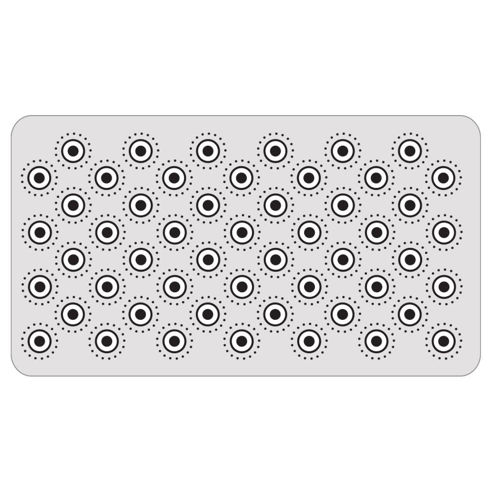SIZZIX SIZZIX TIM HOLTZ SIDEKICK SIDE-ORDER THINLITS/ TEXTURE FADES CELEBRATE EMBOSSING FOLDER & DIE SET