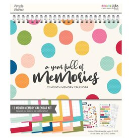 SIMPLE STORIES SIMPLE STORIES COLOR VIBE 12-MONTH MEMORY CALENDAR