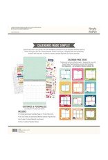 SIMPLE STORIES SIMPLE STORIES COLOR VIBE 12-MONTH MEMORY CALENDAR