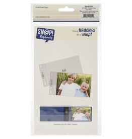SIMPLE STORIES SIMPLE STORIES SN@P! FLIPBOOK POCKET PAGES REFILLS 4X6 POCKETS 10PK
