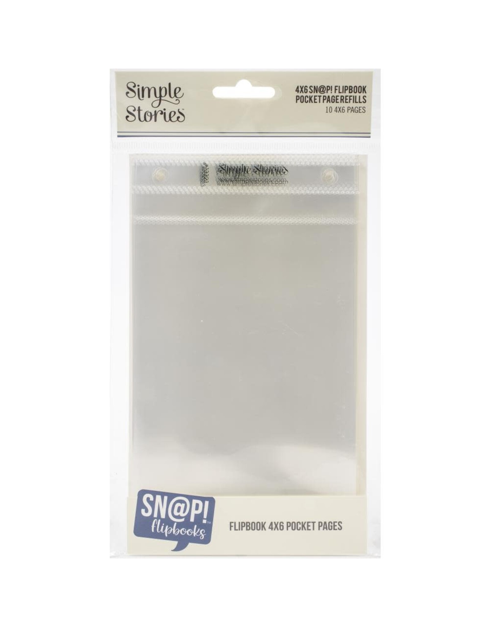 SIMPLE STORIES SIMPLE STORIES SN@P! FLIPBOOK POCKET PAGES REFILLS 4X6 POCKETS 10PK