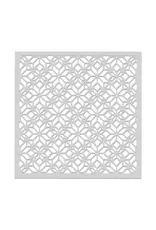 HERO ARTS HERO ARTS POINSETTIA STAINED GLASS PATTERN 6X6 STENCIL