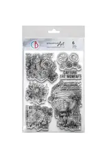 CIAO BELLA CIAO BELLA GEARS OF IMAGINATION CLEAR STAMP SET
