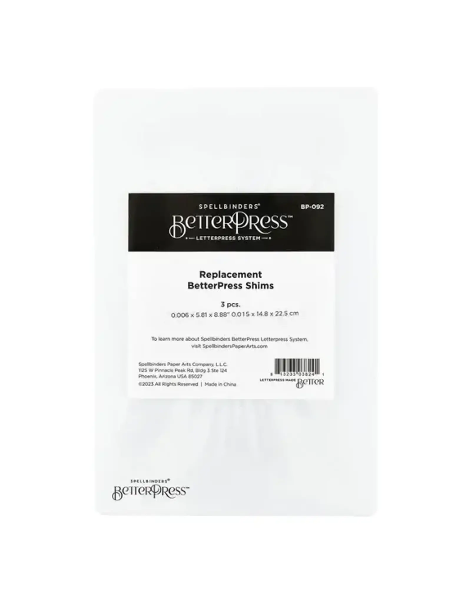 SPELLBINDERS SPELLBINDERS BETTERPRESS REPLACEMENT SHIMS
