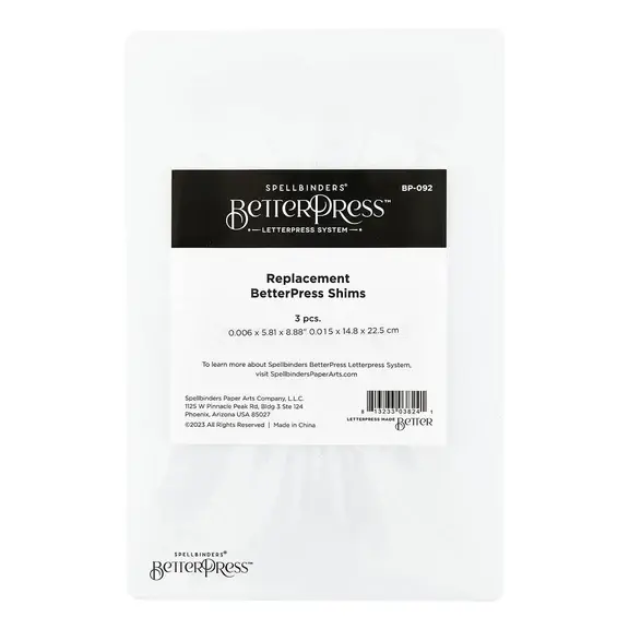 SPELLBINDERS SPELLBINDERS BETTERPRESS REPLACEMENT SHIMS