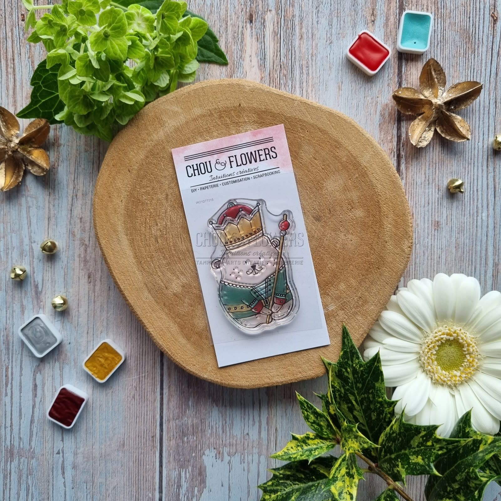 CHOU & FLOWERS CHOU & FLOWERS IT'S ALWAYS TEA TIME COLLECTION DOUDOU NUTCRACKER CLEAR STAMP