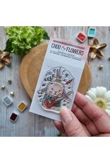 CHOU & FLOWERS CHOU & FLOWERS IT'S ALWAYS TEA TIME COLLECTION DOUDOU PUNK CLEAR STAMP