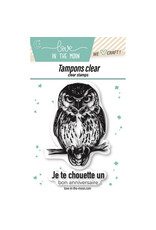KIRELCRAFT LOVE IN THE MOON ANNIVERSAIRE CLEAR STAMP SET