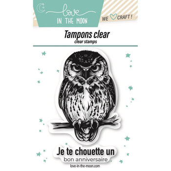 LOVE IN THE MOON ANNIVERSAIRE CLEAR STAMP SET