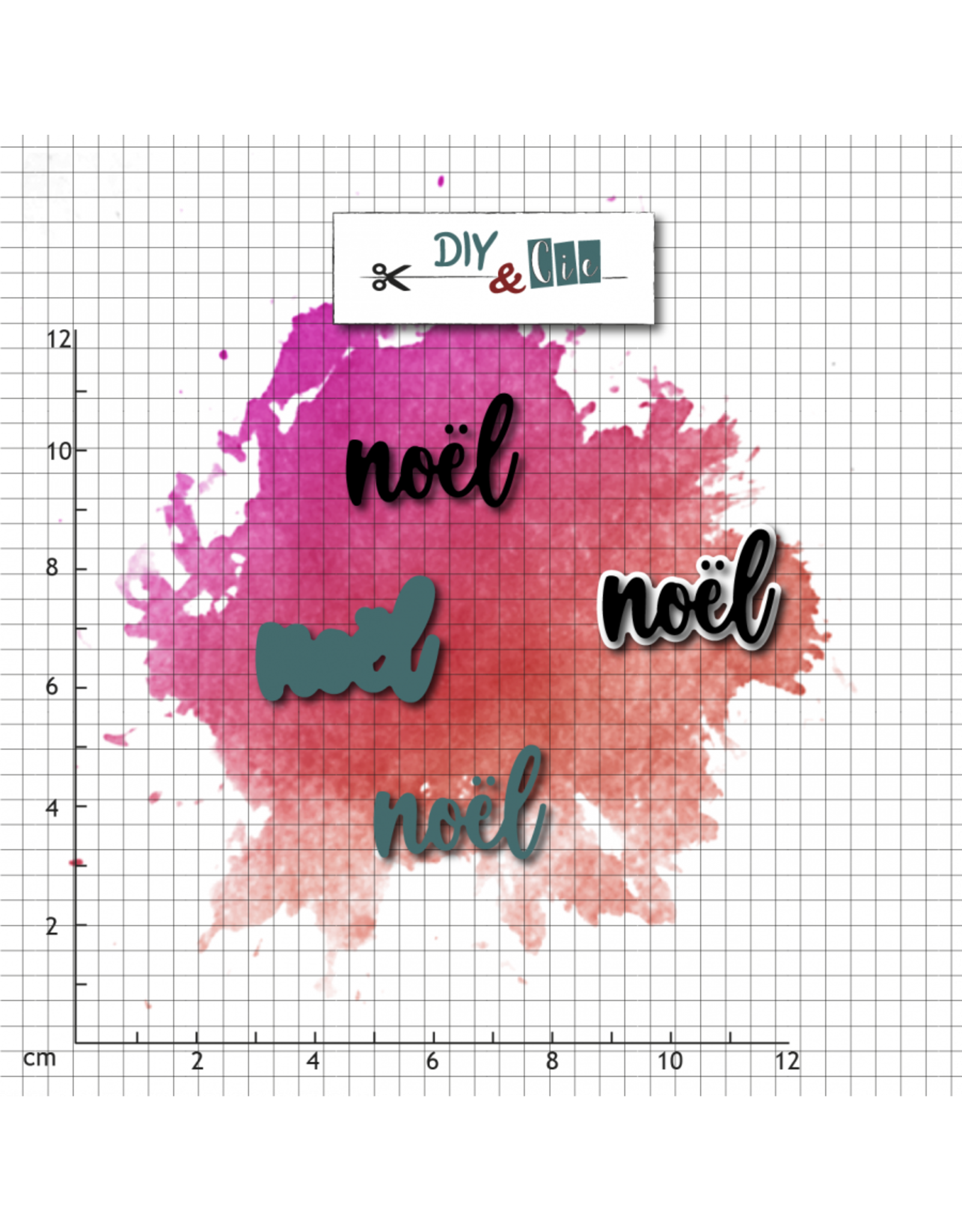 DIY & CIE DIY & CIE DIES ET TAMPON NOEL