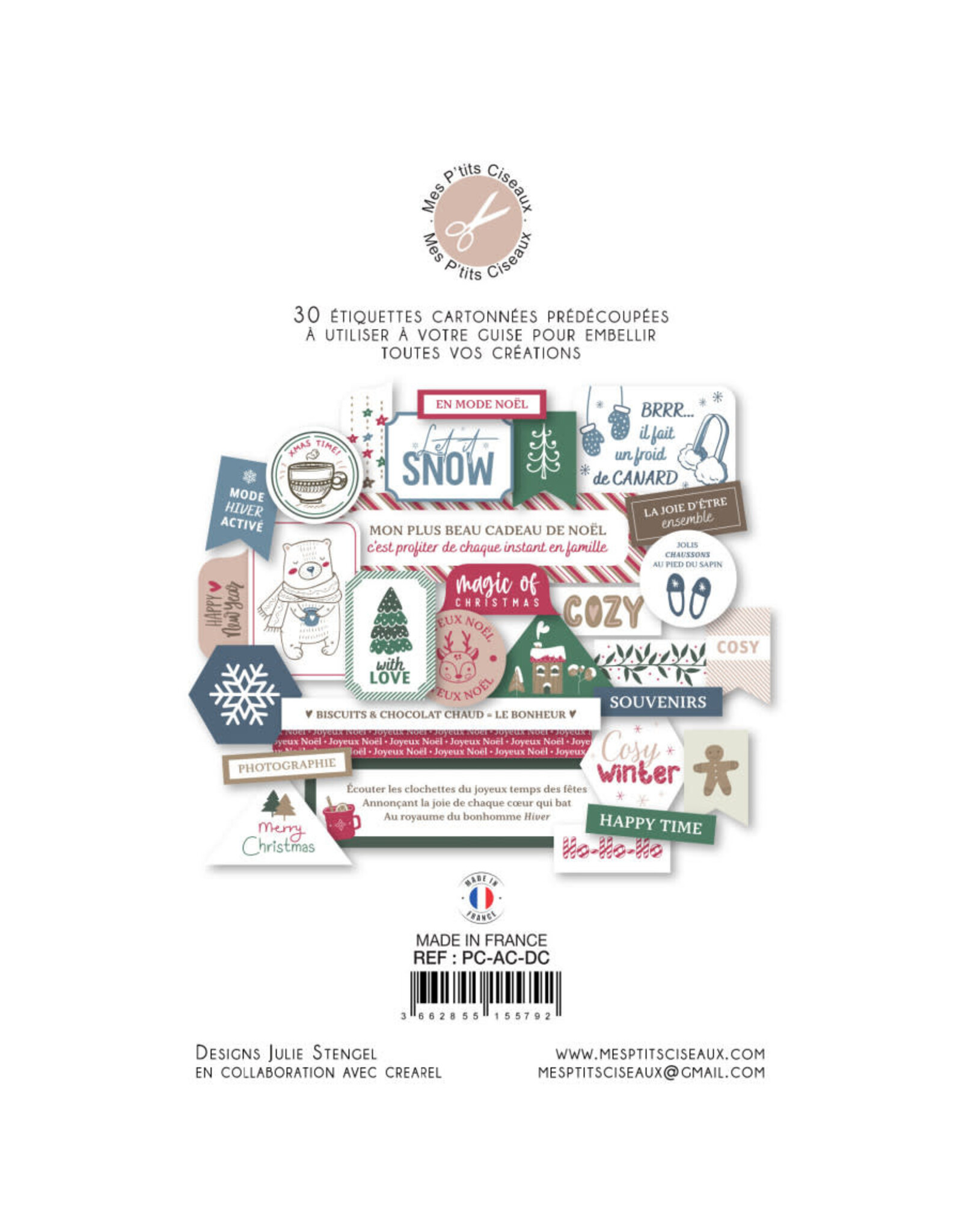 MES P'TITS CISEAUX MES P'TITS CISEAUX AMBIANCE COSY DIE-CUTS