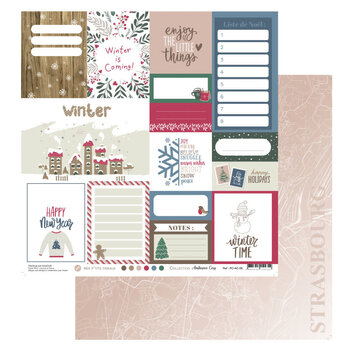 MES P'TITS CISEAUX MES P'TITS CISEAUX COLLECTION AMBIANCE COSY #06 12x12 CARDSTOCK