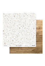 MES P'TITS CISEAUX MES P'TITS CISEAUX COLLECTION AMBIANCE COSY #03 12x12 CARDSTOCK