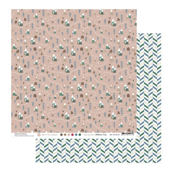 MES P'TITS CISEAUX MES P'TITS CISEAUX COLLECTION AMBIANCE COSY #02 12x12 CARDSTOCK