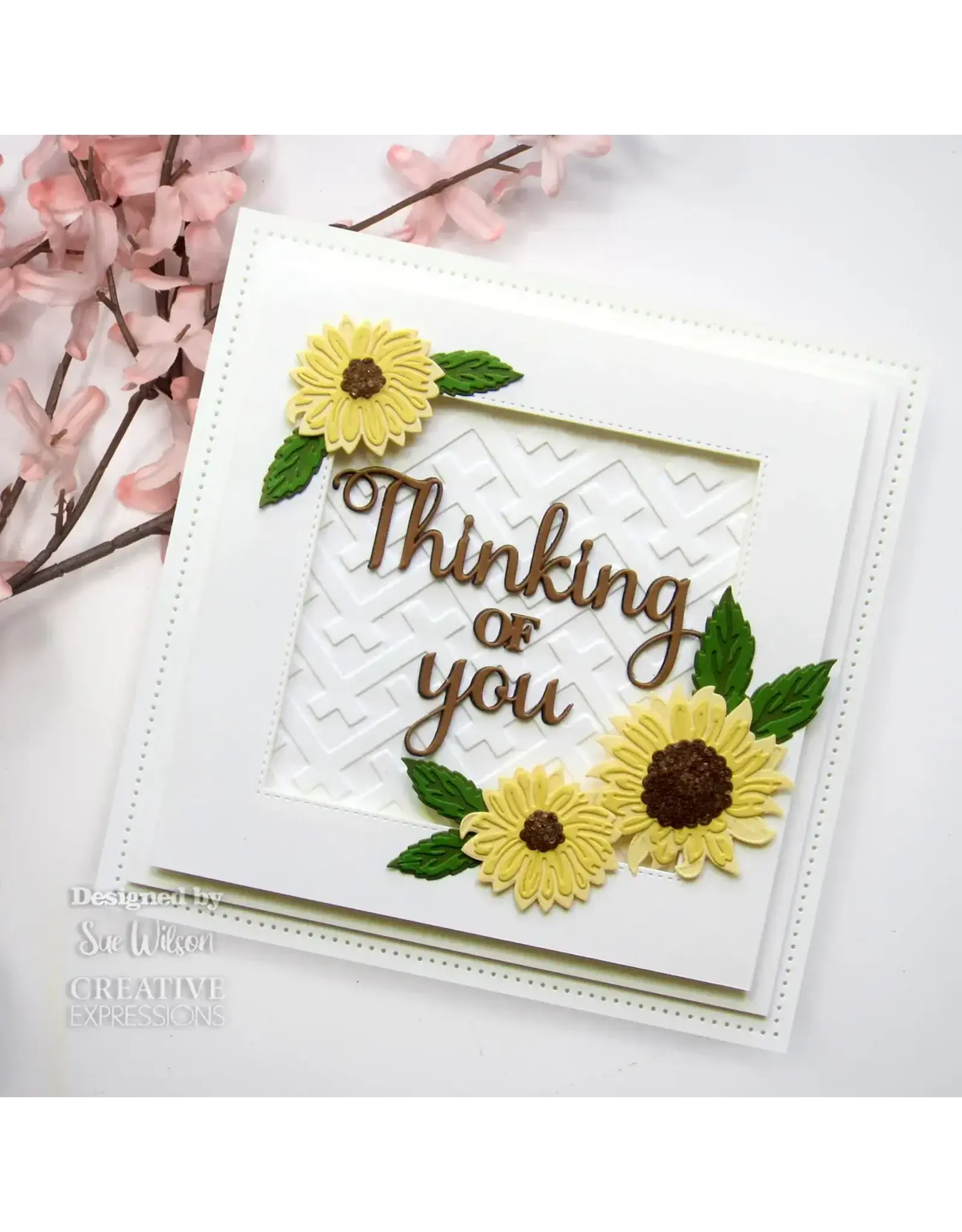 CREATIVE EXPRESSIONS CREATIVE EXPRESSIONS SUE WILSON NOBLE SHADOWED SENTIMENTS - THINKING OF YOU DIE SET