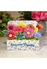 CREATIVE EXPRESSIONS CREATIVE EXPRESSIONS SUE WILSON MINI SHADOWED SENTIMENTS - SINCERE THANKS DIE SET