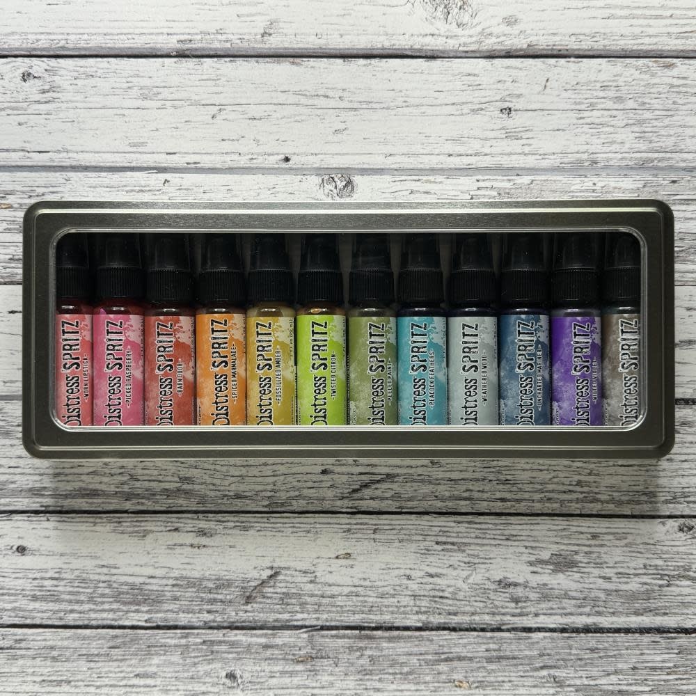 RANGER TIM HOLTZ DISTRESS SPRITZ STORAGE TIN HOLDS 12