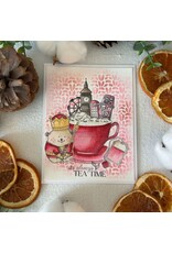 CHOU & FLOWERS CHOU & FLOWERS IT'S ALWAYS TEA TIME COLLECTION DOUDOU NUTCRACKER CLEAR STAMP