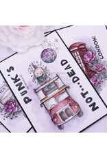 CHOU & FLOWERS CHOU & FLOWERS IT'S ALWAYS TEA TIME COLLECTION DOUDOU PUNK CLEAR STAMP