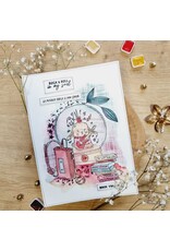 CHOU & FLOWERS CHOU & FLOWERS IT'S ALWAYS TEA TIME COLLECTION DOUDOU PUNK CLEAR STAMP
