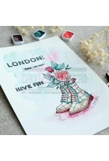 CHOU & FLOWERS CHOU & FLOWERS IT'S ALWAYS TEA TIME COLLECTION DOC FLEURIE CLEAR STAMP SET