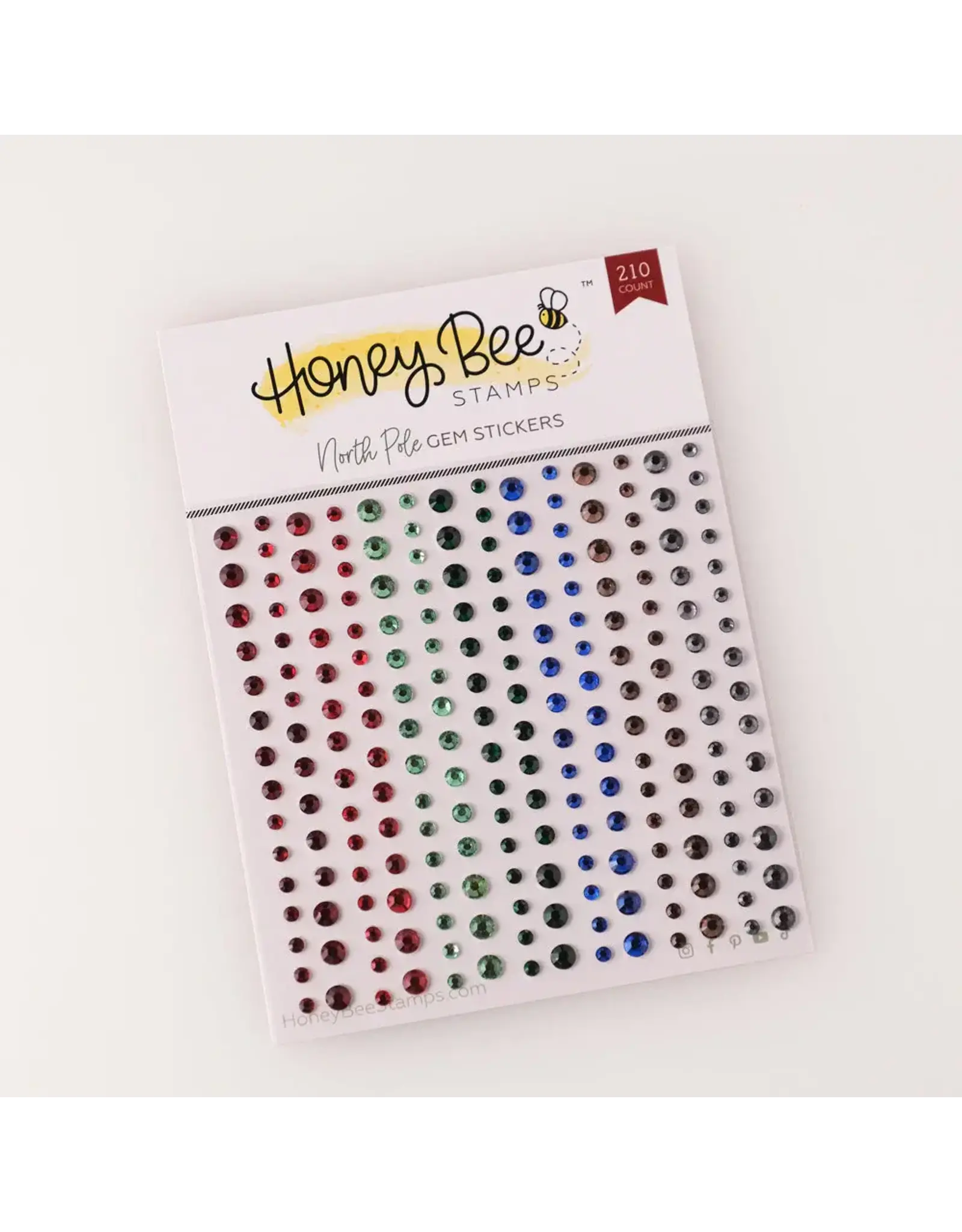 HONEY BEE HONEY BEE STAMPS NORTH POLE GEM STICKERS