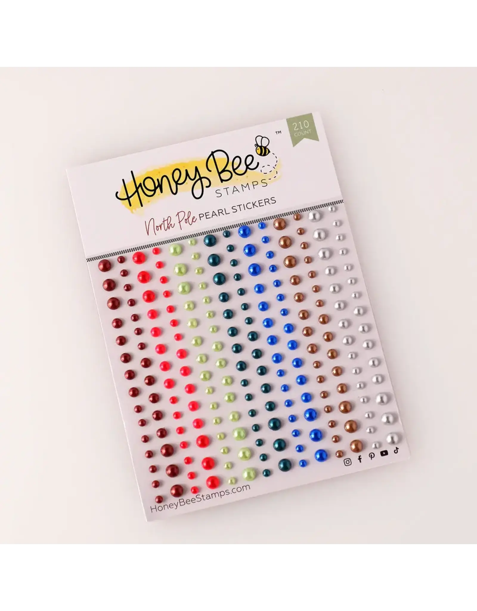 HONEY BEE HONEY BEE STAMPS NORTH POLE PEARL STICKERS